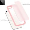 TENOC Phone Case Compatible with iPhone SE (2nd 2020 and 3rd 2022 Generation) & iPhone 7 & iPhone 8, Clear Case Shockproof Protective Bumper Slim Cover for 4.7 Inch(Translucent Pink)