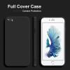 TENOC Phone Case Compatible with iPhone SE (2nd 2020 and 3rd 2022 Generation) & iPhone 7 & iPhone 8, Clear Case Shockproof Protective Bumper Slim Cover for 4.7 Inch(Black)
