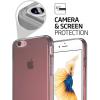 TENOC Phone Case Compatible with iPhone SE (2nd 2020 and 3rd 2022 Generation) & iPhone 7 & iPhone 8, Clear Case Shockproof Protective Bumper Slim Cover for 4.7 Inch(Clear Gray)