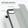 TENOC Phone Case Compatible with iPhone SE (2nd 2020 and 3rd 2022 Generation) & iPhone 7 & iPhone 8, Clear Case Shockproof Protective Bumper Slim Cover for 4.7 Inch(Translucent Forest Green)