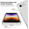 TENOC Phone Case Compatible with iPhone SE (2nd 2020 and 3rd 2022 Generation) & iPhone 7 & iPhone 8, Clear Case Shockproof Protective Bumper Slim Cover for 4.7 Inch(Clear Protective)