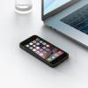 TENOC Phone Case Compatible with iPhone SE (2nd 2020 and 3rd 2022 Generation) & iPhone 7 & iPhone 8, Clear Case Shockproof Protective Bumper Slim Cover for 4.7 Inch(Black)