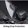 TENOC Phone Case Compatible with iPhone X & iPhone Xs, Clear Case Black Protective Bumper Non-Yellowing Cover for 5.8 Inch