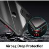 TENOC Phone Case Compatible with iPhone XR, Clear Case Black Protective Bumper Non-Yellowing Cover for 6.1 Inch