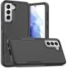 TENOC Phone Case for Samsung Galaxy S23 FE, Clear Case Shockproof Protective Bumper Slim Cover(Black Solid)