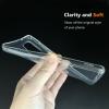 TENOC Phone Case for Samsung Galaxy S23 FE, Clear Case Shockproof Protective Bumper Slim Cover(Clear)