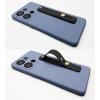 TENOC Phone Grip 2 Pieces Black Universal Sticky Finger Strap Holder for Smartphone or Cell Phone Case(A1-Black)