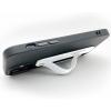 TENOC Phone Grip 2 Pieces Black Universal Sticky Finger Strap Holder for Smartphone or Cell Phone Case(A2-White)