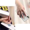 TENOC Phone Grip 2 Pieces Black Universal Sticky Finger Strap Holder for Smartphone or Cell Phone Case(T1-Blue)