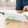 TENOC Phone Grip 2 Pieces Black Universal Sticky Finger Strap Holder for Smartphone or Cell Phone Case(T1-Green)