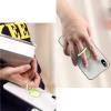 TENOC Phone Grip 2 Pieces Black Universal Sticky Finger Strap Holder for Smartphone or Cell Phone Case(T1-Green)