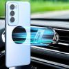 TENOC Phone Magnet Mount Metal Plates, Universal Adhesive Magnetic Car Mount/Cradle Conversion Accessories, 4Pcs, Black(Black)