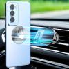 TENOC Phone Magnet Mount Metal Plates, Universal Adhesive Magnetic Car Mount/Cradle Conversion Accessories, 4Pcs, Black(Silver)