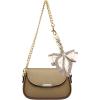 TENOC Purse Extender Chain, Crossbody Bag Charm, Bow Ribbon Handbag DIY Decoration Accessories(Beige)