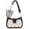 TENOC Purse Extender Chain, Crossbody Bag Charm, Bow Ribbon Handbag DIY Decoration Accessories(Black)