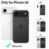 TENOC Screen Protector for iPhone 17, 2-Pack Clear 9H Tempered Glass Film Cover Sensor Protection Case Friendly for 6.3 inch(Clear)