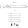 TENOC Silicone Cable Ties 10 Pcs Black Reusable Cable Holder Elastic Cord Straps Flexible Wire Organizer for Phone Tablet Charging Cable and Headset or Others(White)