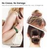 TENOC Soft Scrunchies, Christmas Styles Hair Ties Ponytail Holders for all Ages, 6 Pcs(Christmas Theme)