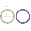 TENOC Universal Metal Ring Sticker for Magnetic Charger Compatible with iPhone/Samsung/Android All Cellphones, Magnetic Mount/Phone Holder Conversion Accessories, 3Pcs, Black(3 x Light Purple)