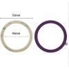TENOC Universal Metal Ring Sticker for Magnetic Charger Compatible with iPhone/Samsung/Android All Cellphones, Magnetic Mount/Phone Holder Conversion Accessories, 3Pcs, Black(3 x Purple)