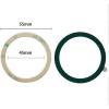 TENOC Universal Metal Ring Sticker for Magnetic Charger Compatible with iPhone/Samsung/Android All Cellphones, Magnetic Mount/Phone Holder Conversion Accessories, 3Pcs, Black(3 x Dark Green)