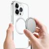 TENOC Universal Metal Ring Sticker for Magnetic Charger Compatible with iPhone/Samsung/Android All Cellphones, Magnetic Mount/Phone Holder Conversion Accessories, 3Pcs, Black(3 x Sliver)