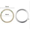 TENOC Universal Metal Ring Sticker for Magnetic Charger Compatible with iPhone/Samsung/Android All Cellphones, Magnetic Mount/Phone Holder Conversion Accessories, 3Pcs, Black(3 x Sliver)