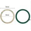 TENOC Universal Metal Ring Sticker for Magnetic Charger Compatible with iPhone/Samsung/Android All Cellphones, Magnetic Mount/Phone Holder Conversion Accessories, 3Pcs, Black(3 x Green)