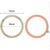 TENOC Universal Metal Ring Sticker for Magnetic Charger Compatible with iPhone/Samsung/Android All Cellphones, Magnetic Mount/Phone Holder Conversion Accessories, 3Pcs, Black(3 x Rose Gold)