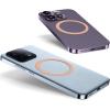 TENOC Universal Metal Ring Sticker for Magnetic Charger Compatible with iPhone/Samsung/Android All Cellphones, Magnetic Mount/Phone Holder Conversion Accessories, 3Pcs, Black(3 x Rose Gold)