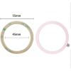 TENOC Universal Metal Ring Sticker for Magnetic Charger Compatible with iPhone/Samsung/Android All Cellphones, Magnetic Mount/Phone Holder Conversion Accessories, 3Pcs, Black(3 x Pink)