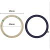 TENOC Universal Metal Ring Sticker for Magnetic Charger Compatible with iPhone/Samsung/Android All Cellphones, Magnetic Mount/Phone Holder Conversion Accessories, 3Pcs, Black(3 x Navy Blue)