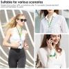 TENOC Universal Phone Lanyards, Cell Phone Wrist Strap, Multipurpose Neck Strap for ID Badges Card Holder Keys(G-green)