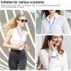 TENOC Universal Phone Lanyards, Cell Phone Wrist Strap, Multipurpose Neck Strap for ID Badges Card Holder Keys(G-light Blue)