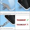 TENOC Universal Phone Wrist Strap, Colorful Nylon Lanyard Compatible with Most Cellphone(Purple)