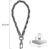 TENOC Universal Phone Wrist Strap, Colorful Nylon Lanyard Compatible with Most Cellphone(Purple)
