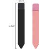 TENOC Universal Stylus Holder, Adhesive Pencil Protected Sleeve Case, Elastic Pens Holder Storage Pouch Pocket Compatible for Pencil Pro 2nd/1st & USB-C, 1 Pcs, Black(Black+Pink)