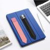 TENOC Universal Stylus Holder, Adhesive Pencil Protected Sleeve Case, Elastic Pens Holder Storage Pouch Pocket Compatible for Pencil Pro 2nd/1st & USB-C, 1 Pcs, Black(Black+Pink)