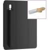TENOC Universal Stylus Holder, Adhesive Pencil Protected Sleeve Case, Elastic Pens Holder Storage Pouch Pocket Compatible for Pencil Pro 2nd/1st & USB-C, 1 Pcs, Black(Black x1)