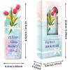 TENOC Vintage Flower Bookmark 20-Pieces Literature and Art, Natural Style Pagemakers Accessories for Women, Men, Child, Book Lovers, Increase Reading Interest Decoration
