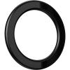 TENOC Magnetic Wall Mount, Magnet Ring Phone Holder, Hands-Free Mirror Shower Car Magnet Stand for All Cellphones, Black(Black)