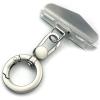 TENOC Metal Phone Tether, Universal Cellphone Lanyard Pad with 360 Rotation Spring Ring, Rose Gold(Sliver)