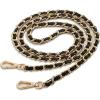 TENOC Metal Phone Wrist Strap, Universal Cellphone Lanyard with Tether Tab, Hands-Free Anti Theft Phone Chain Wristlet(C-black)