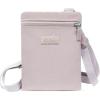 TENOC Mini Crossbody Phone Bag, Adjustable Cell Phone Purses, Travel Shoulder Bag Fit 6.9″ Cellphone/Keys/Earbuds/Passport(Purple)