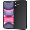 TENOC Phone Case Compatible with iPhone 13 & iPhone 14, Clear Case Shockproof Protective Bumper Slim Cover for 6.1 Inch(Black)