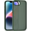 TENOC Phone Case Compatible with iPhone SE (2nd 2020 and 3rd 2022 Generation) & iPhone 7 & iPhone 8, Clear Case Shockproof Protective Bumper Slim Cover for 4.7 Inch(Translucent Forest Green)