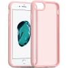 TENOC Phone Case Compatible with iPhone SE (2nd 2020 and 3rd 2022 Generation) & iPhone 7 & iPhone 8, Clear Case Shockproof Protective Bumper Slim Cover for 4.7 Inch(Translucent Pink)