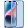 TENOC Phone Case Compatible with iPhone SE (2nd 2020 and 3rd 2022 Generation) & iPhone 7 & iPhone 8, Clear Case Shockproof Protective Bumper Slim Cover for 4.7 Inch(Translucent Sierra Blue)
