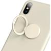 TENOC Phone Grip 2 Pieces Black Universal Sticky Finger Strap Holder for Smartphone or Cell Phone Case(T1-White)