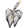 TENOC Purse Extender Chain, Crossbody Bag Charm, Bow Ribbon Handbag DIY Decoration Accessories(Black)